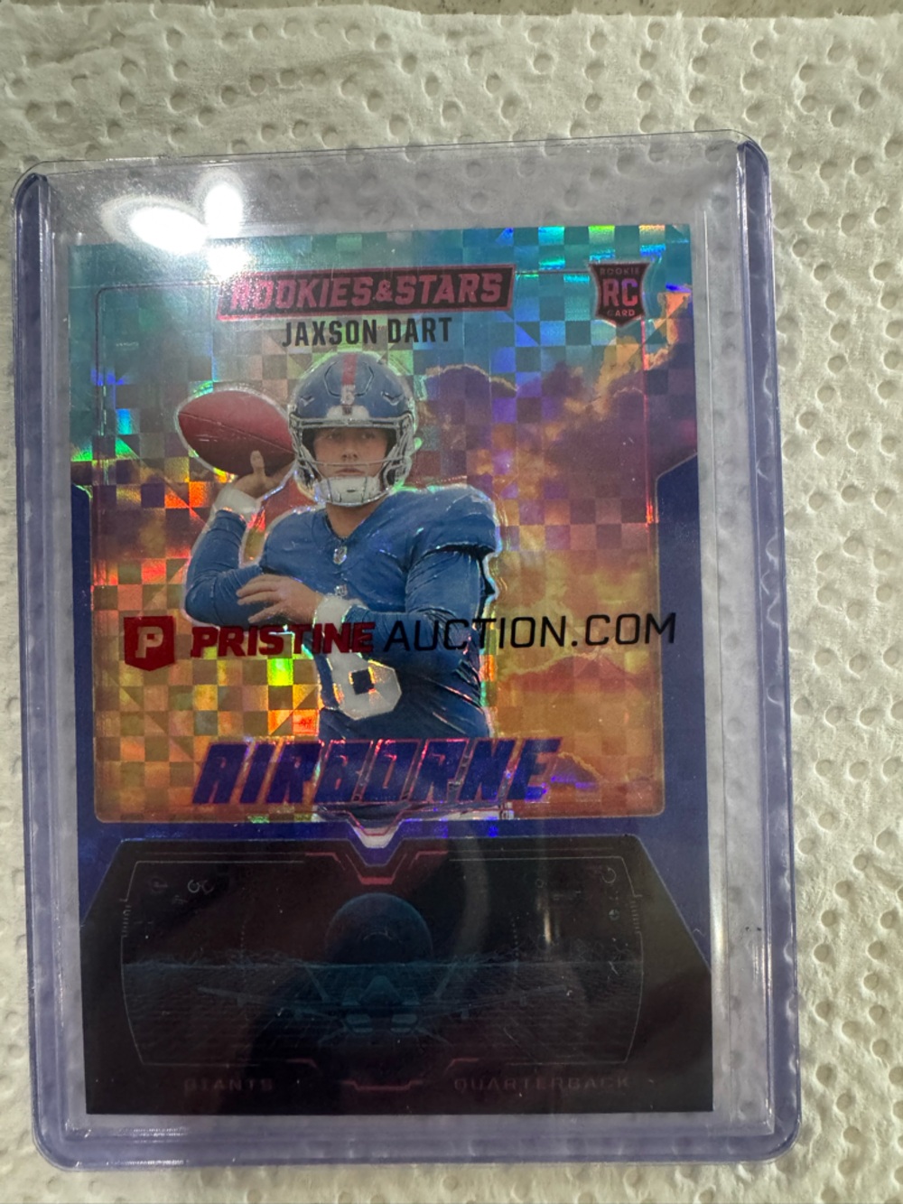 Pristine Auction RC Trading Card - Blue Airborne Holo